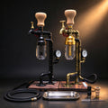 Premium Metal Hookah with Pressure Gauge - Steam Punk Style