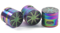 Rainbow Gradient Metal Grinder - 3 Pcs