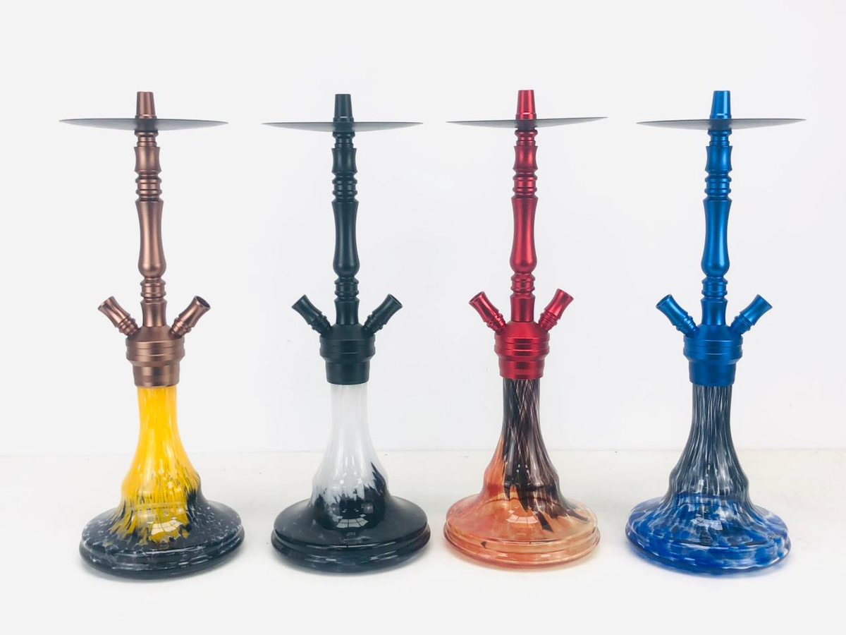 Glass Hookah Set - 4 Colour Styles