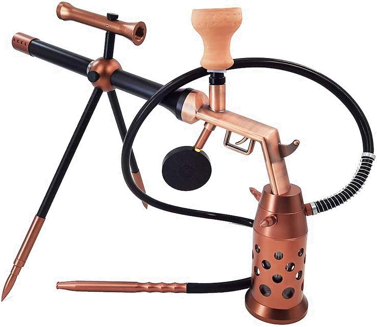 Vintage Copper Hookah with Tripod Base