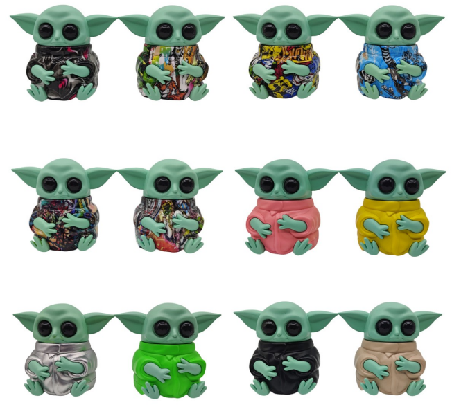 Baby Yoda Figurine Set - 12 Designs
