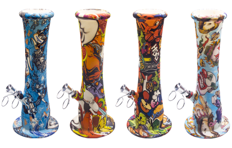 Graffiti Print Hookah Pipe - 4 Designs