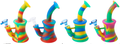 Swirl Silicone Hookah Pipe - 4 Colours
