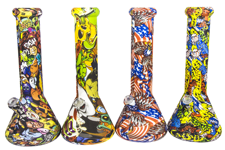 Graffiti Glass Hookah - 4 Designs
