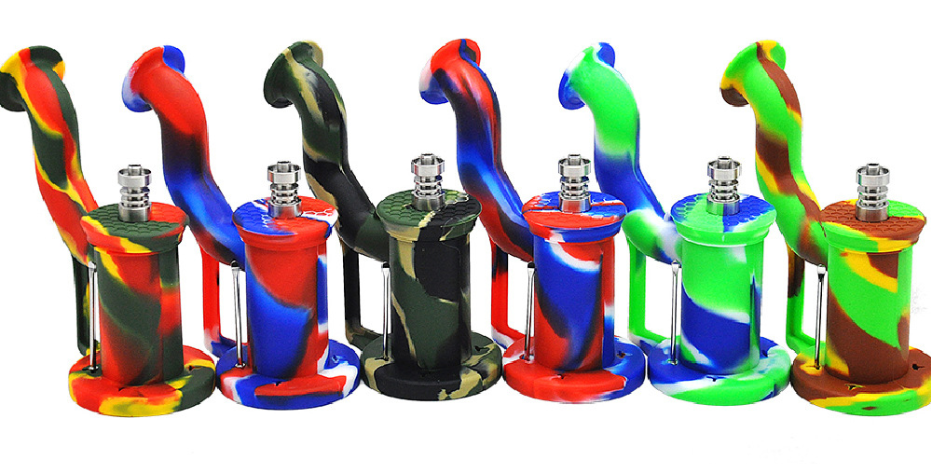 Camo Silicone Hookah Pipe - 7 Colours