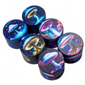 Magic Mushroom Print Metal Grinder Jar - 6 Pcs