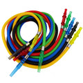 Hookah Hose Set - 5 Colourful Corrugated Hoses